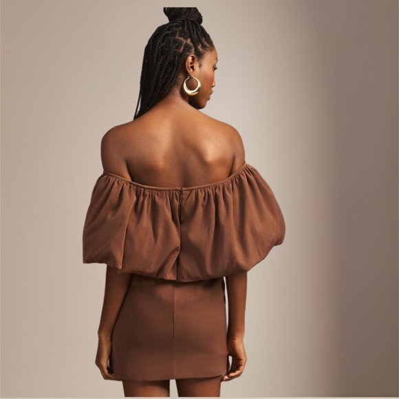 Anthropologie Nikita Mhaisalkar Off-The-Shoulder Bubble Dress NWT - Picture 3 of 9
